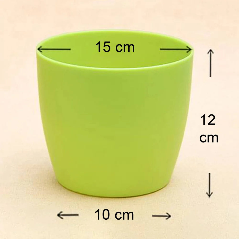 Colorful Round Flower Pots