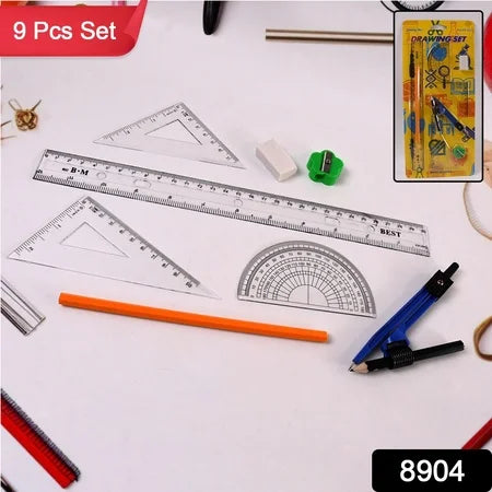 9-in-1 Drafting Ruler Set