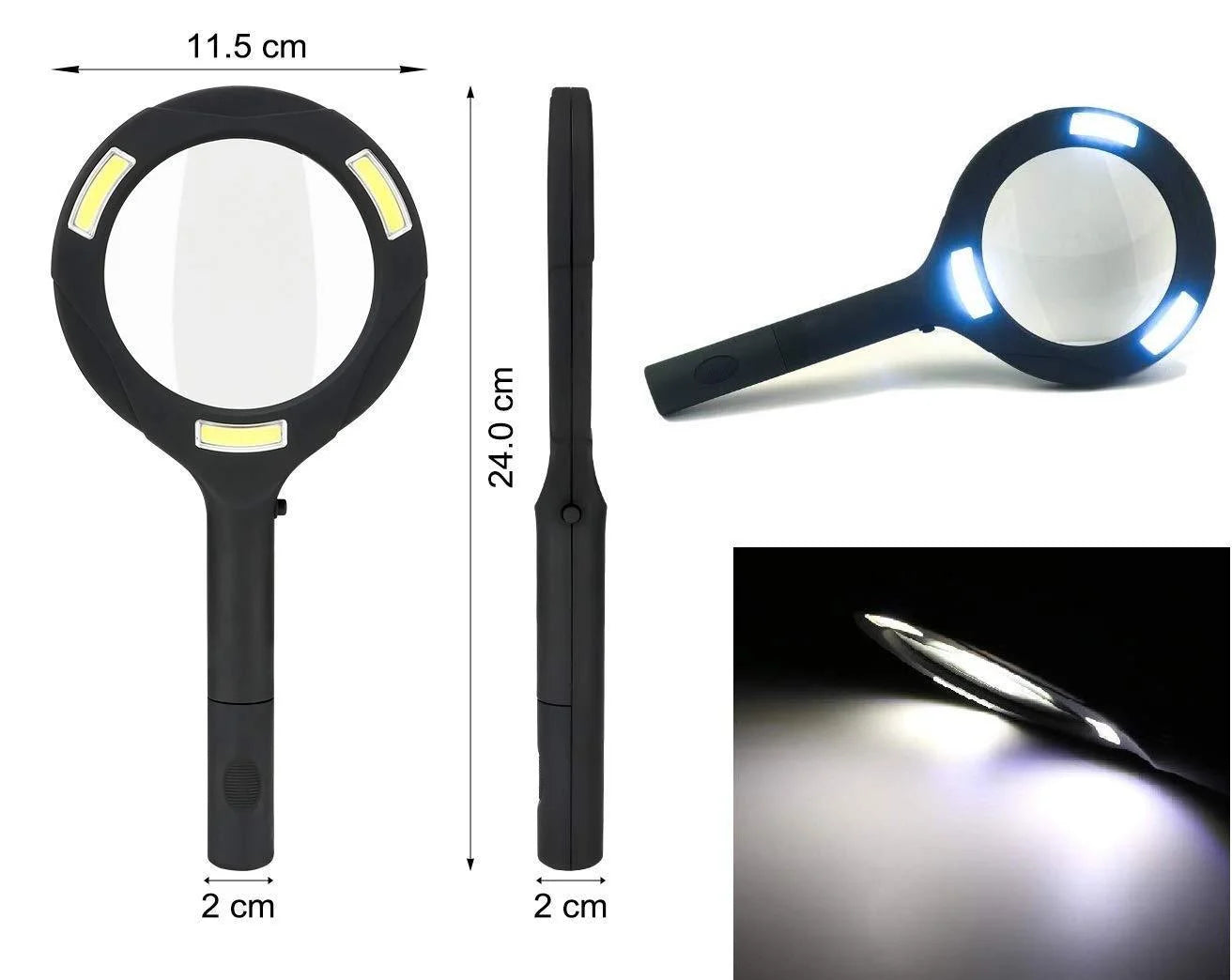 LED Magnifying Glass 3X