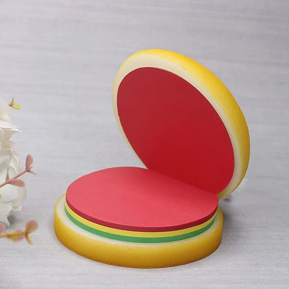 Burger-Shaped Memo Notepad