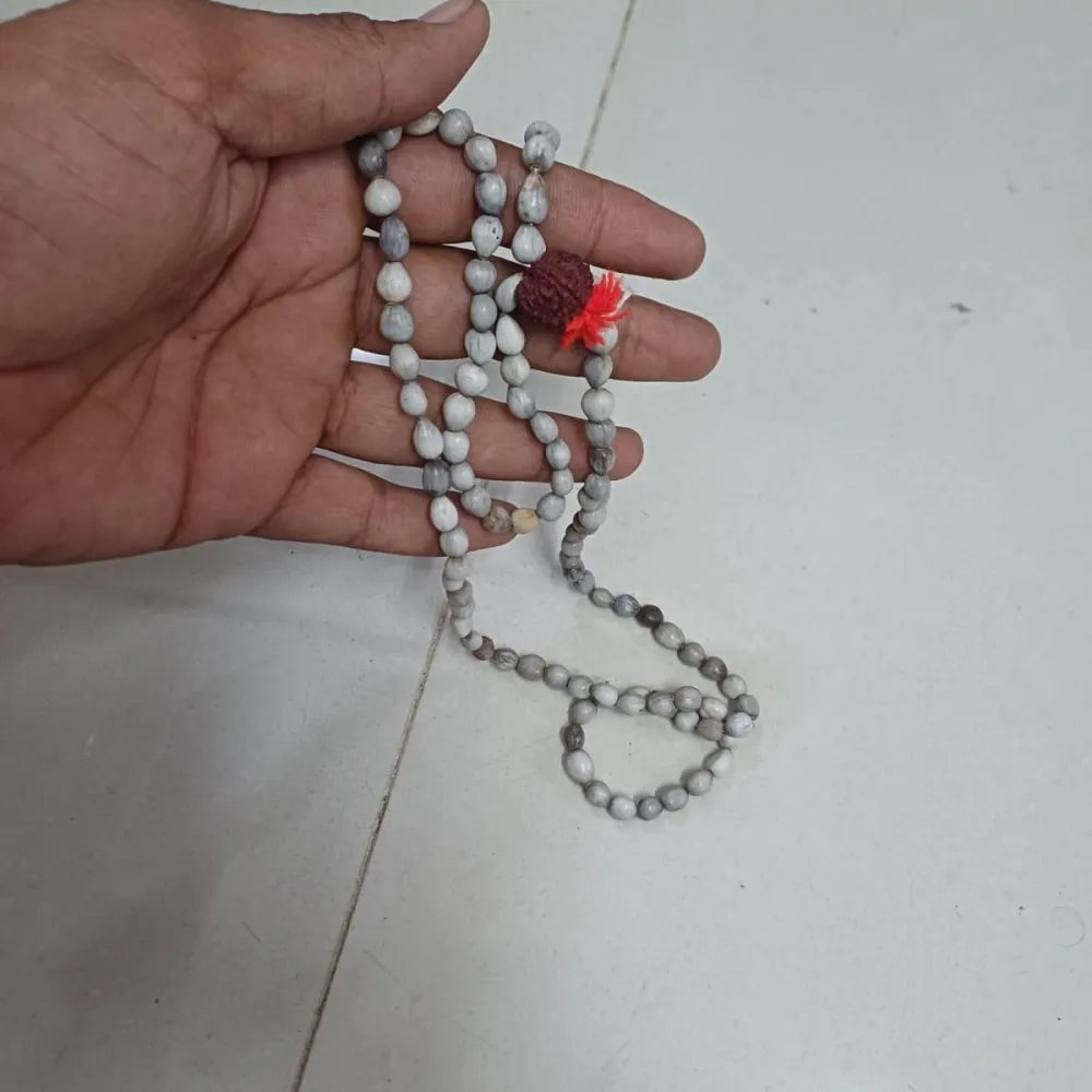 Original vaijayanti mala with rudraksha moira stone