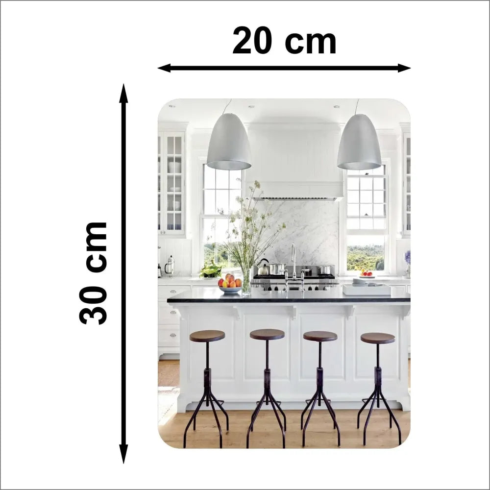 Oval & square mirror set