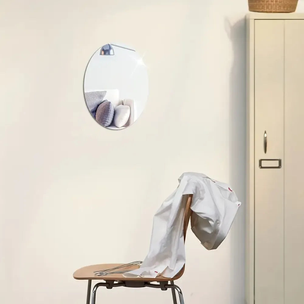 Oval & square mirror set