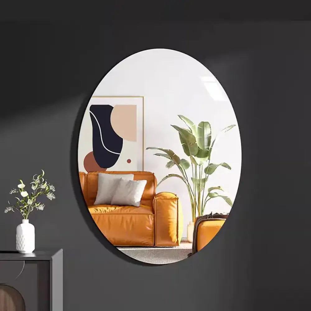 Oval & square mirror set