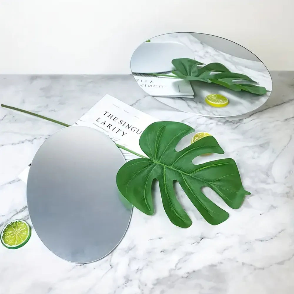 Oval & square mirror set