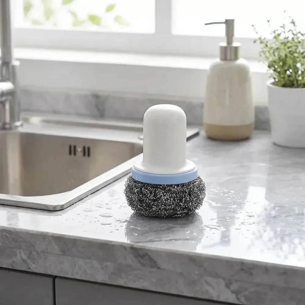 Palm-sized dish scrub brush - home improvement