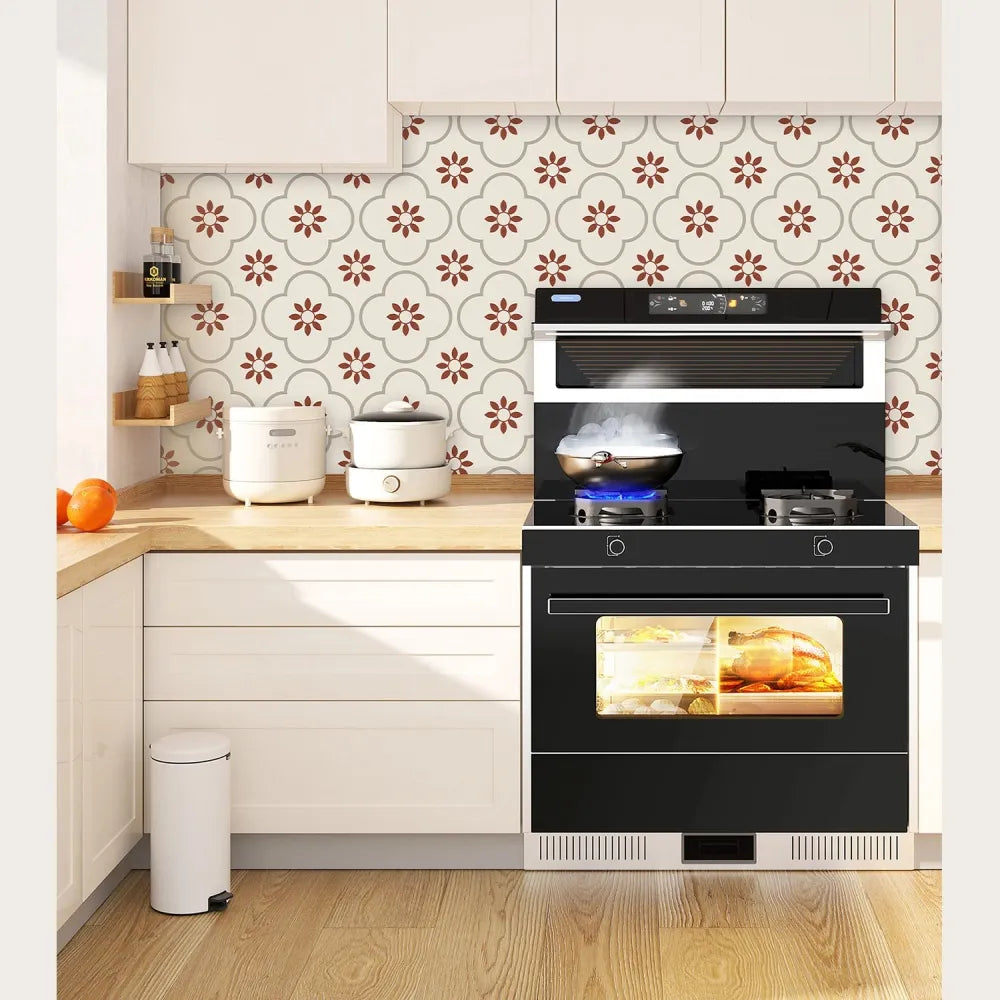 Peel and stick floor tiles kitchen bathroom backsplash sticker detachable waterproof diy tile stickers for wall