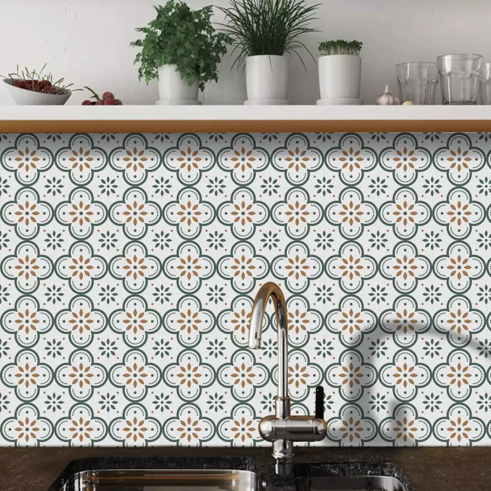 Peel & stick tile stickers - home improvement