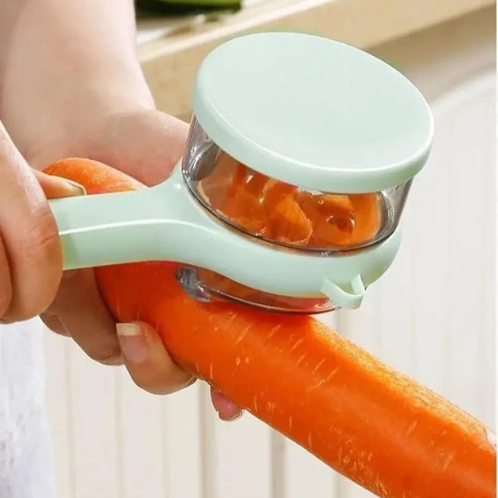Peeler with storage box