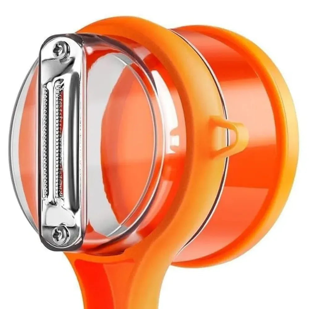 Peeler with storage box
