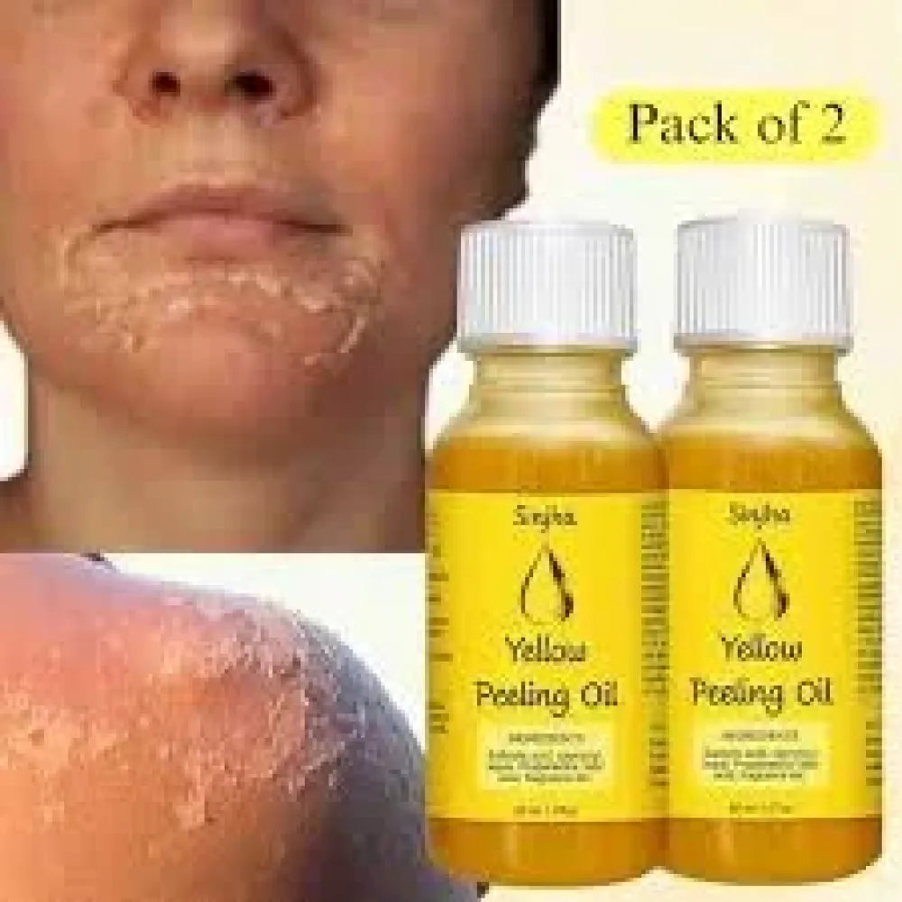 Peeling oil for dark skin