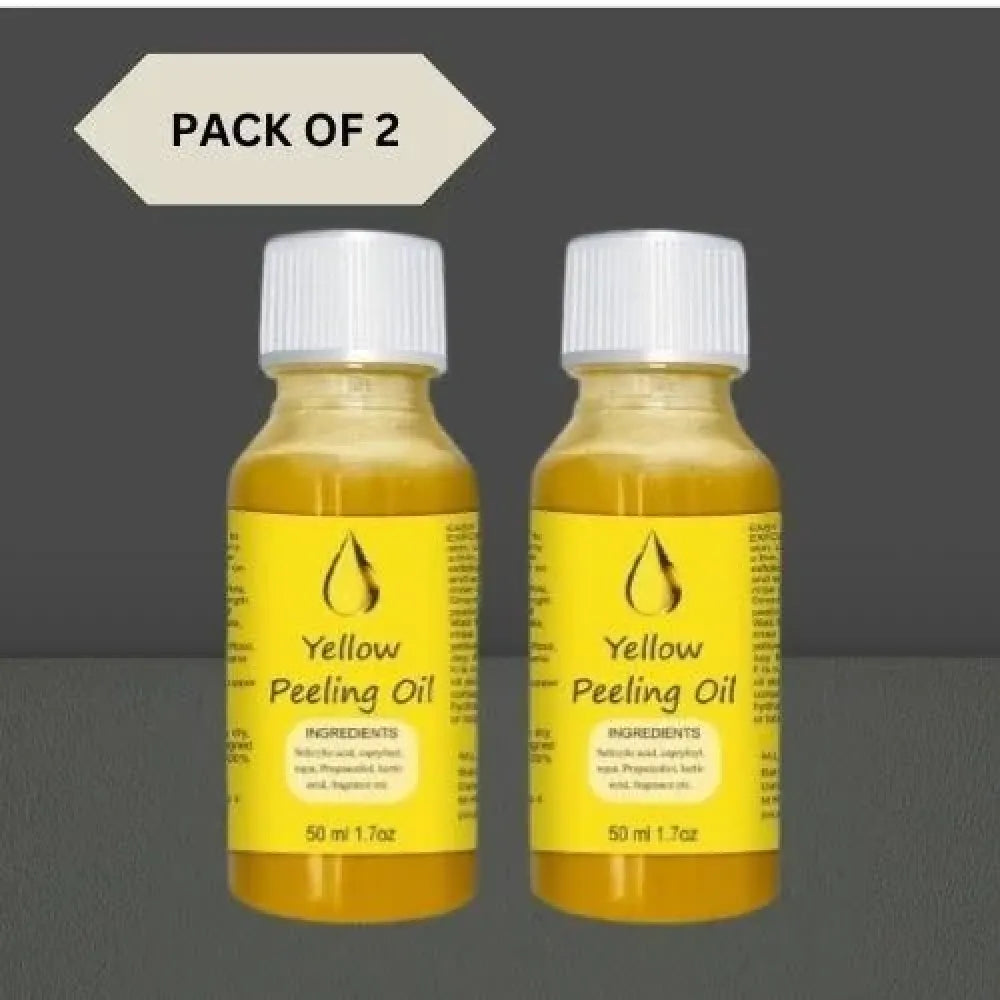 Peeling oil for dark skin