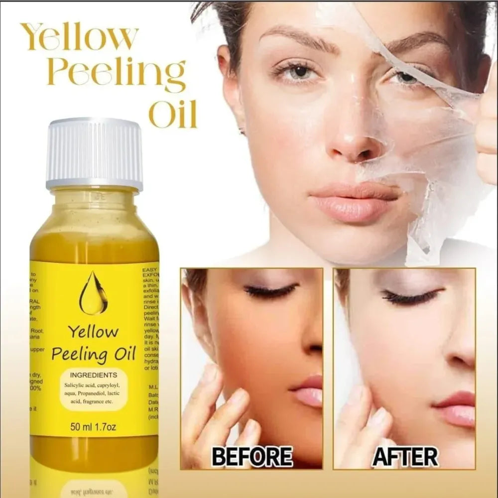 Peeling oil for dark skin