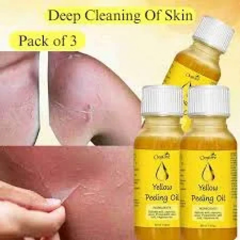 Peeling oil for dark skin