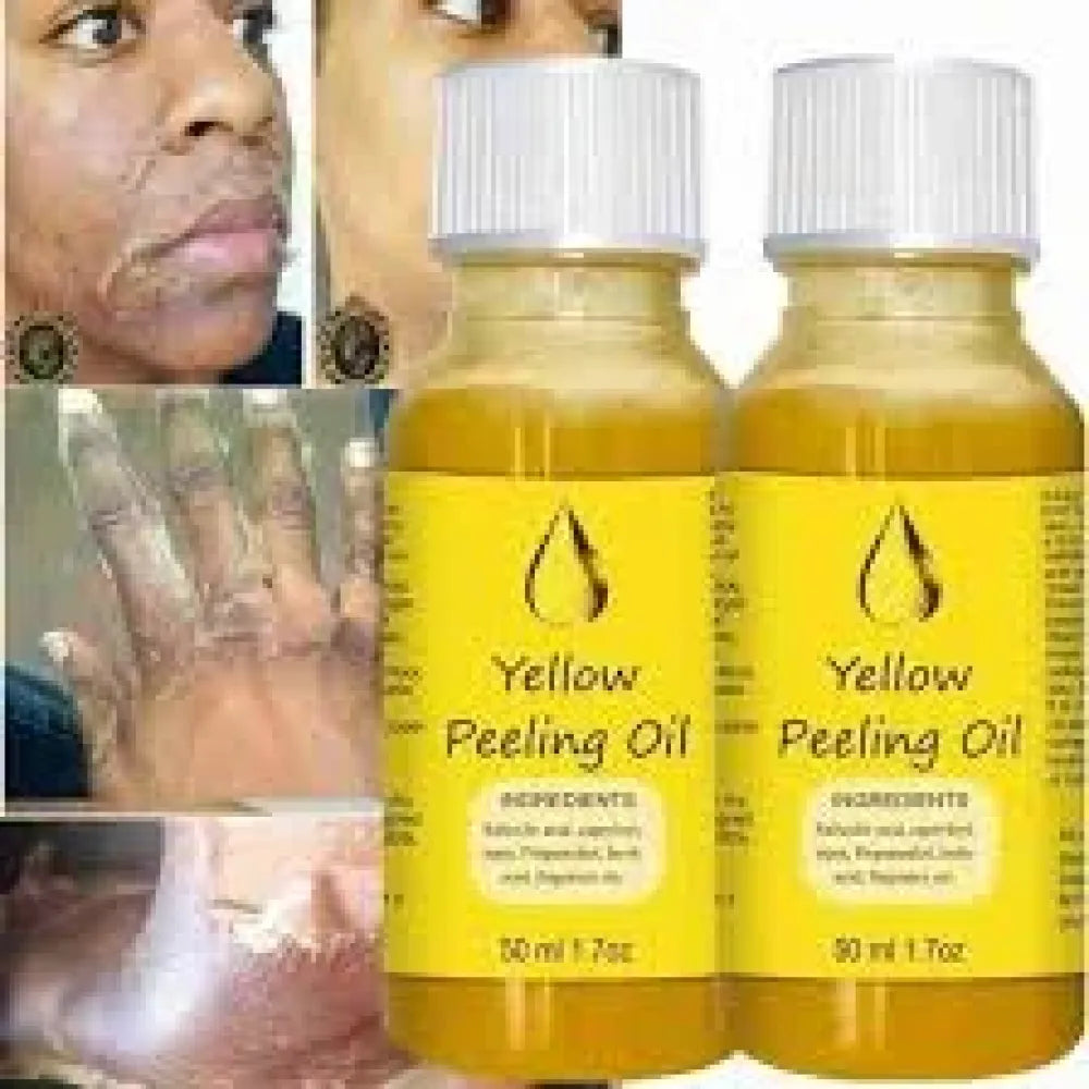 Peeling oil for dark skin