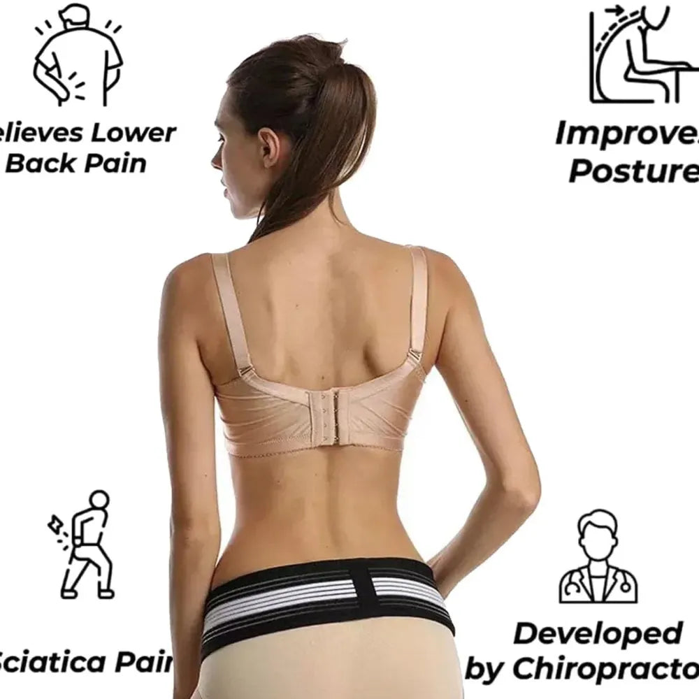 Pelvic support hip belt