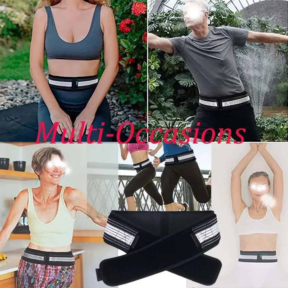 Pelvic support hip belt