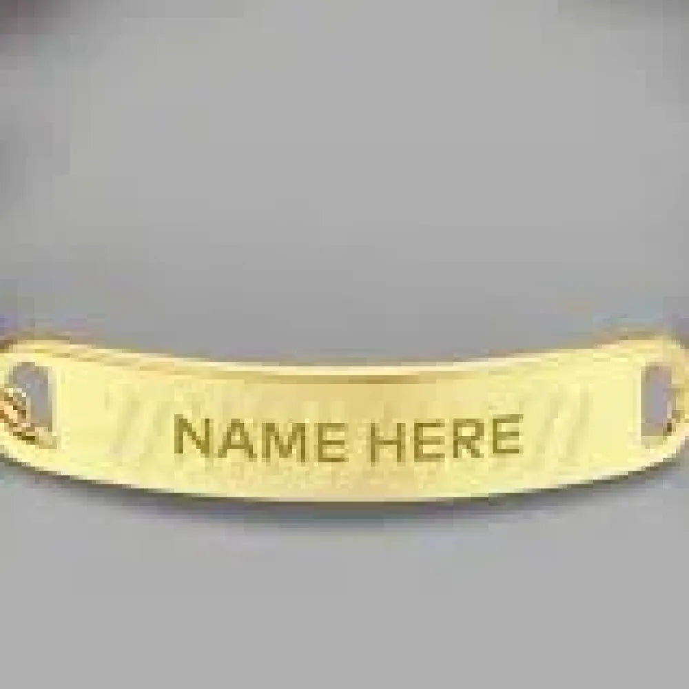 Personalized engraved rakhi bracelet - bracelets