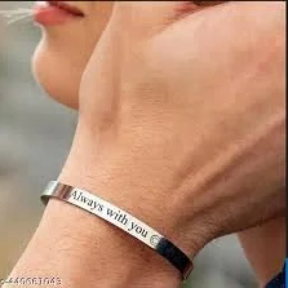 Personalized men’s kada bracelet - bracelets