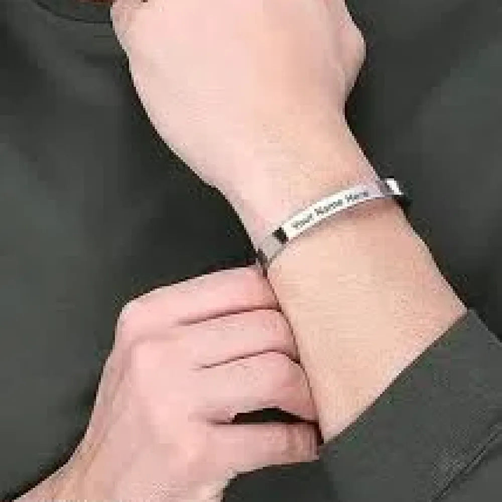 Personalized men’s kada bracelet - bracelets