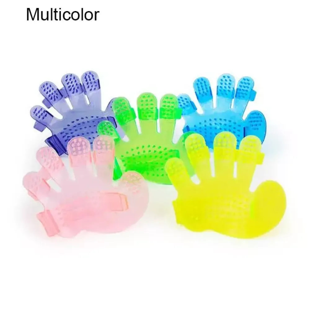 Pet grooming massage glove - home & kitchen