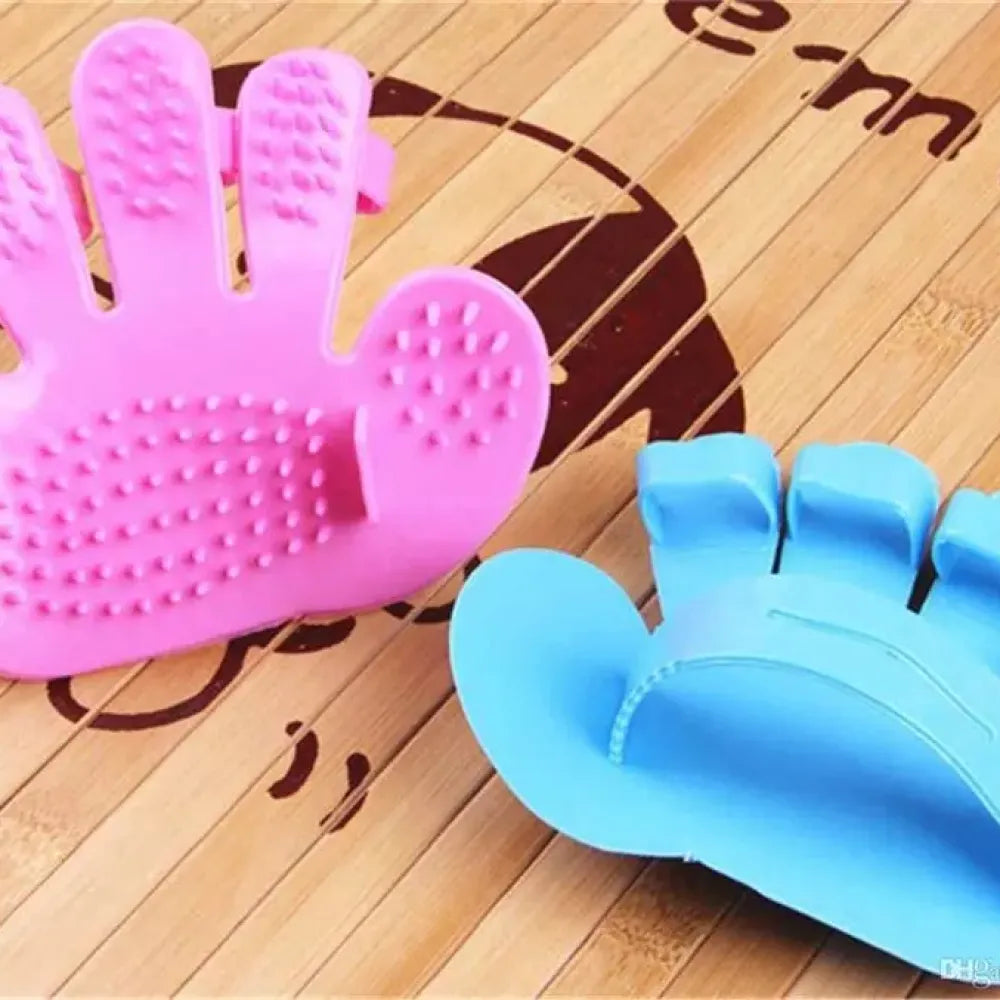Pet grooming massage glove - home & kitchen
