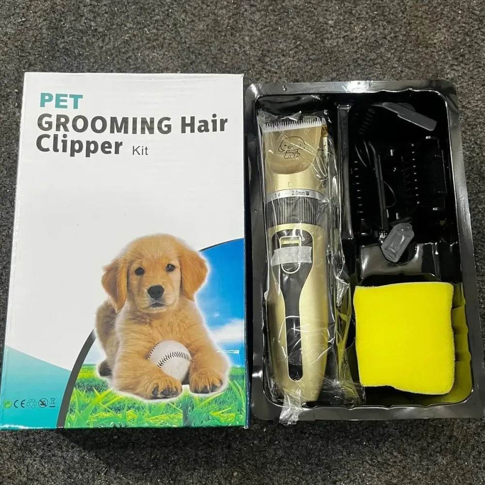 Pet grooming trimmer set