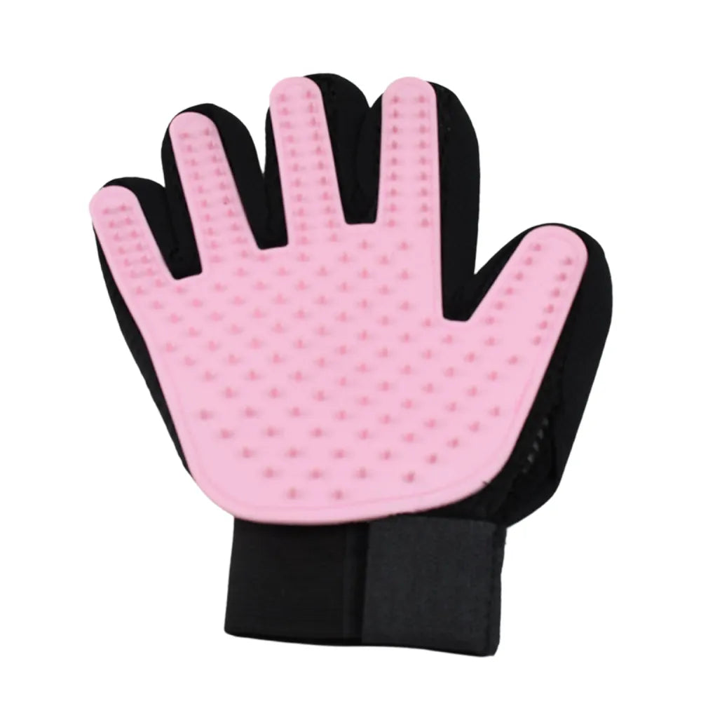 Pink true touch gloves bathing tool (1 pc) - health care