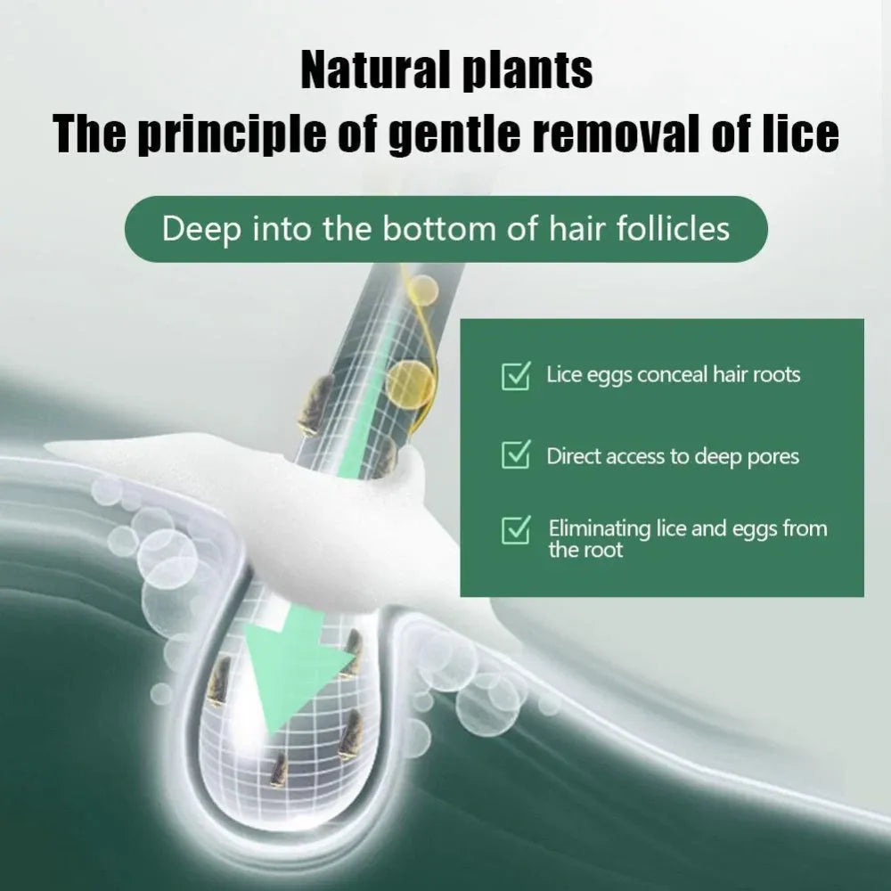 Plant anti-head lice treatment shampoo (pack of 2)