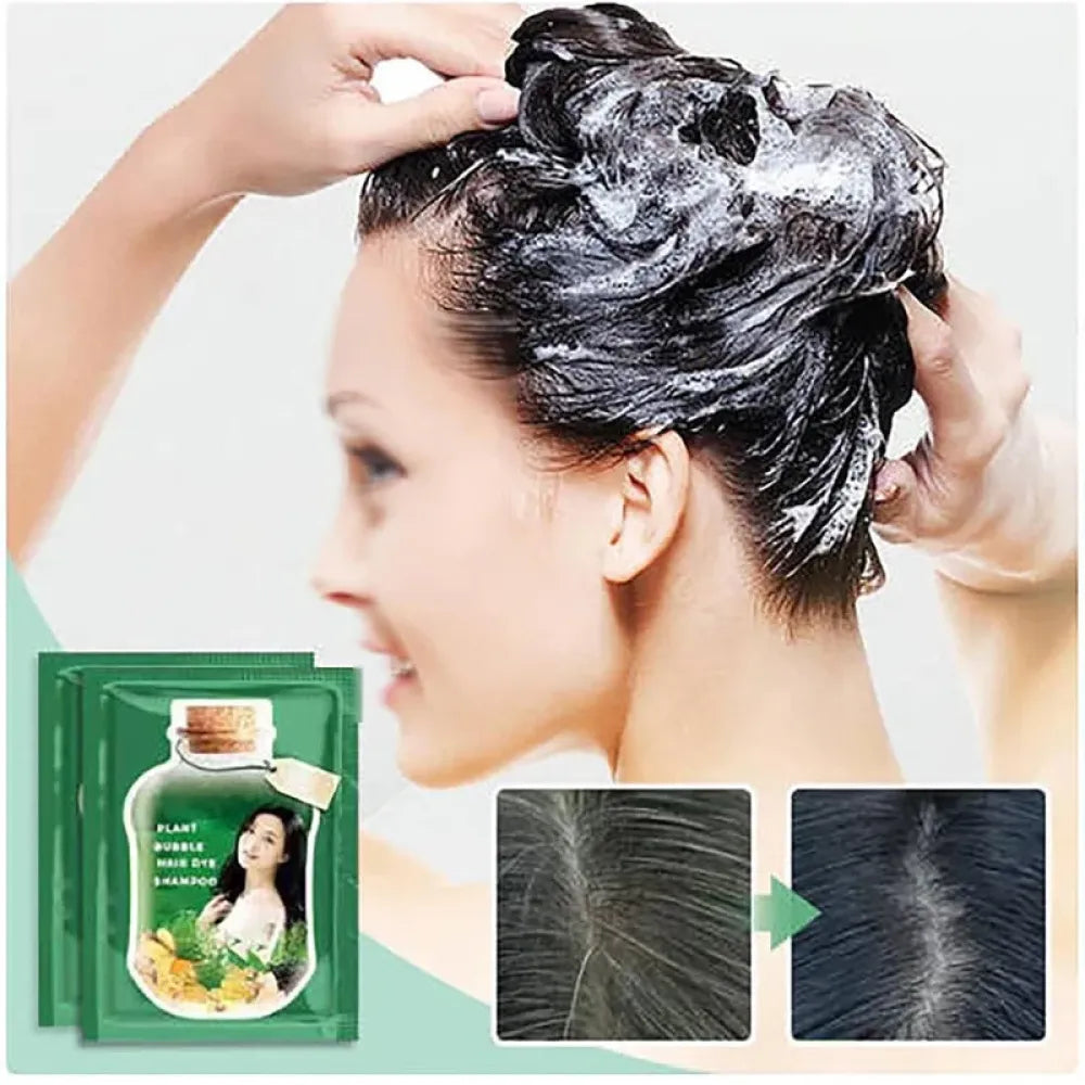 Plant-based grey hair dye