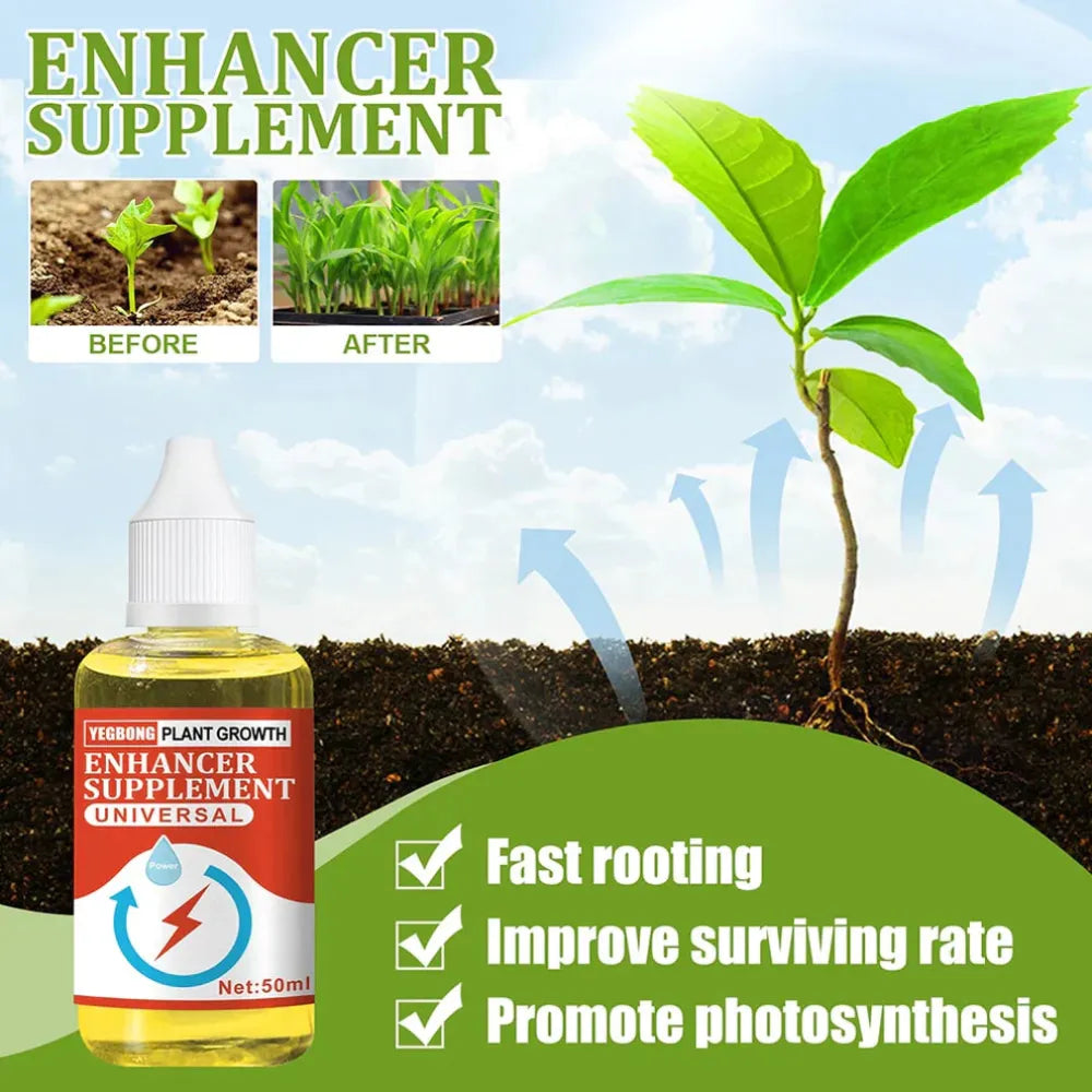 Plant growth enhancer supplement.