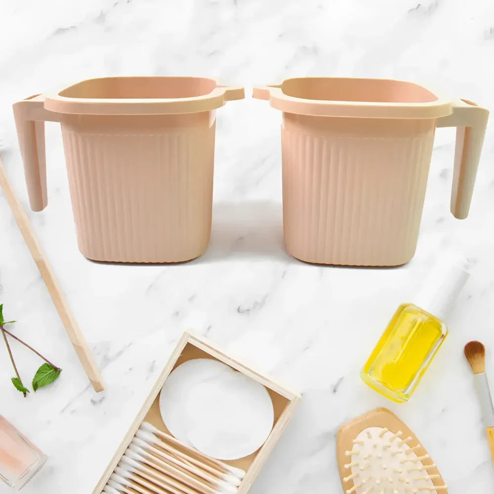 Plastic bath mug – 4 pcs 1000ml - home & kitchen