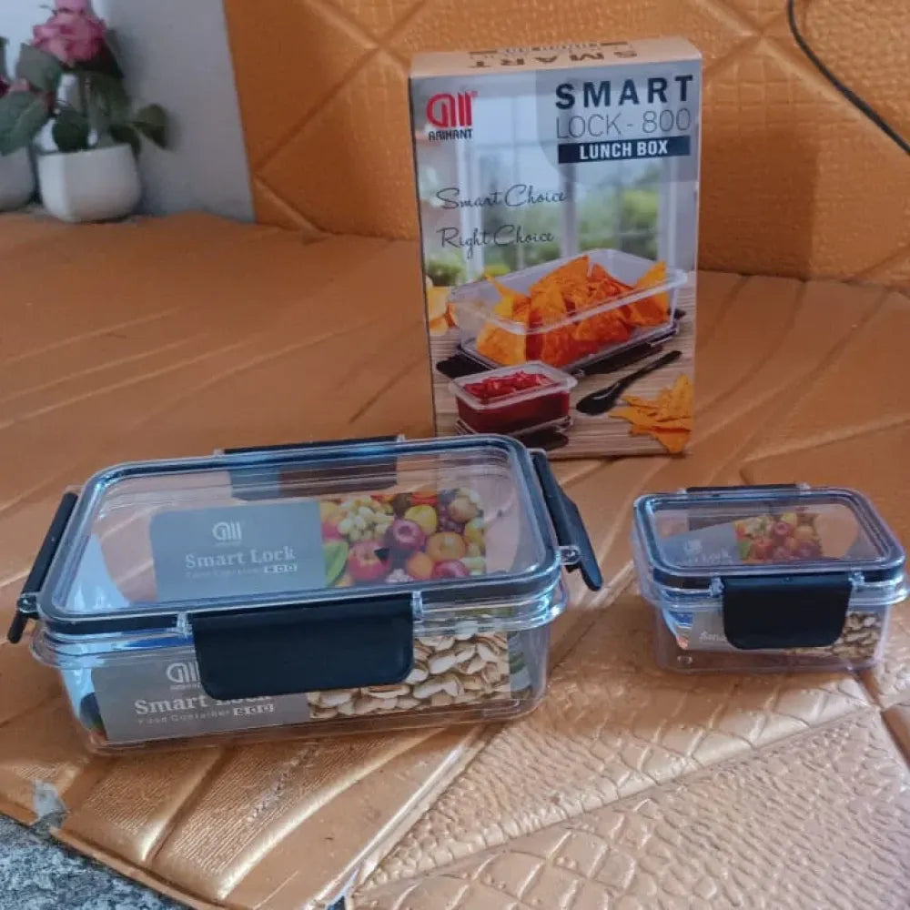 Plastic storage containers (2 pcs) - home & kitchen
