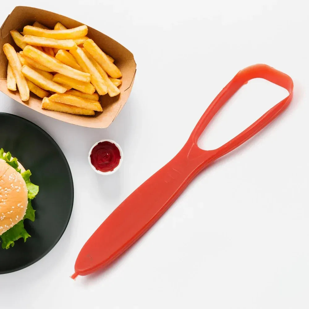Plastic tongue cleaner scraper - health care