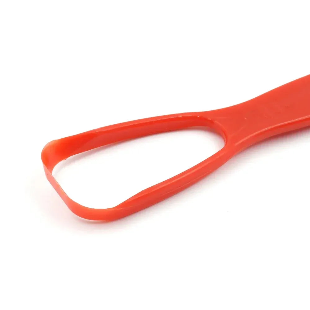 Plastic tongue cleaner scraper - health care