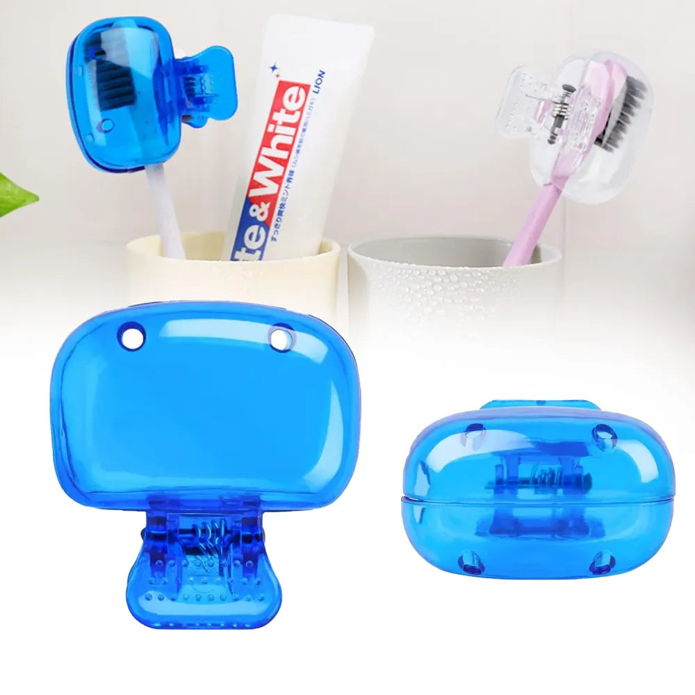 Plastic toothbrush head cover cap (1 pc) - home improvement