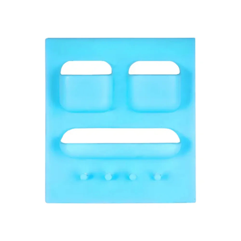 Plastic unbreakable soap dish & toothbrush holder – wall-mounted - home improvement