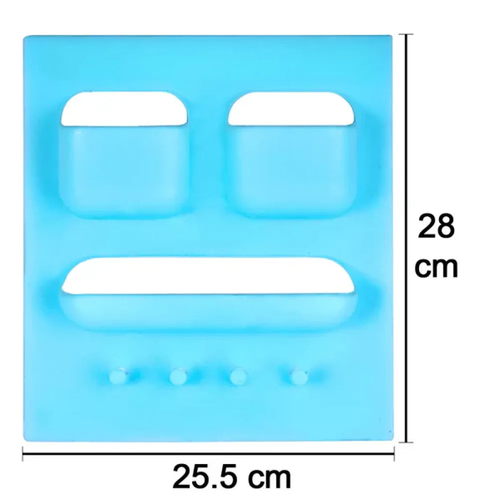 Plastic unbreakable soap dish & toothbrush holder – wall-mounted - home improvement