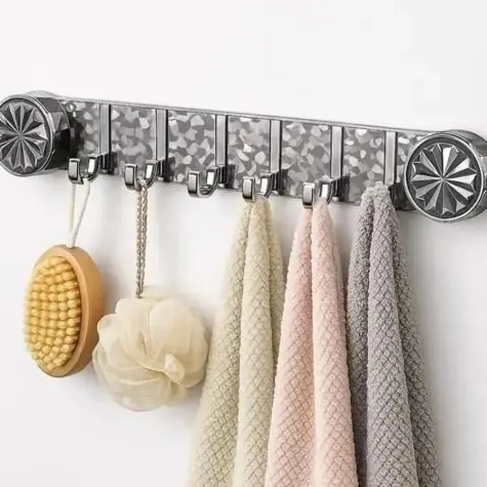 Plastic wall hook rack
