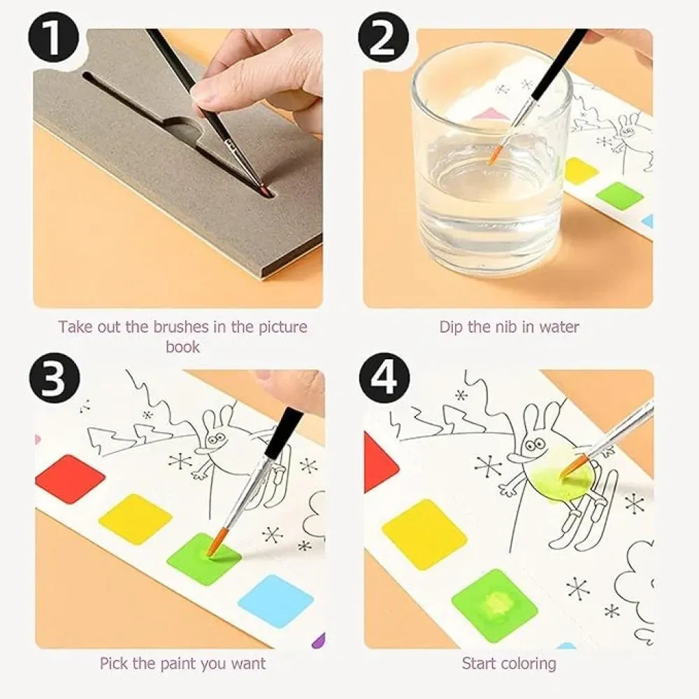Pocket watercolour painting book