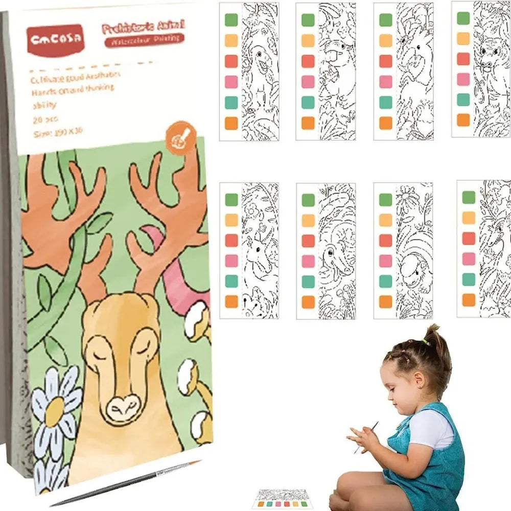 Pocket watercolour painting book