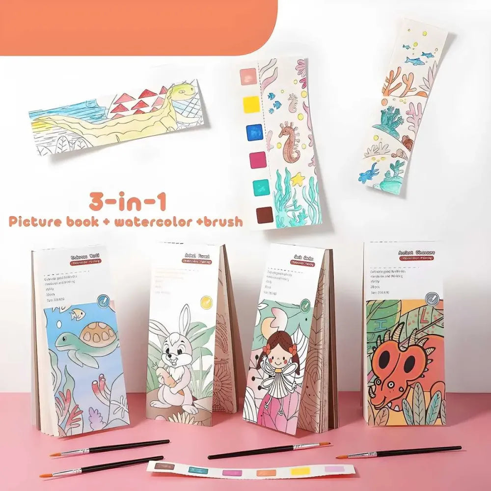 Pocket watercolour painting book