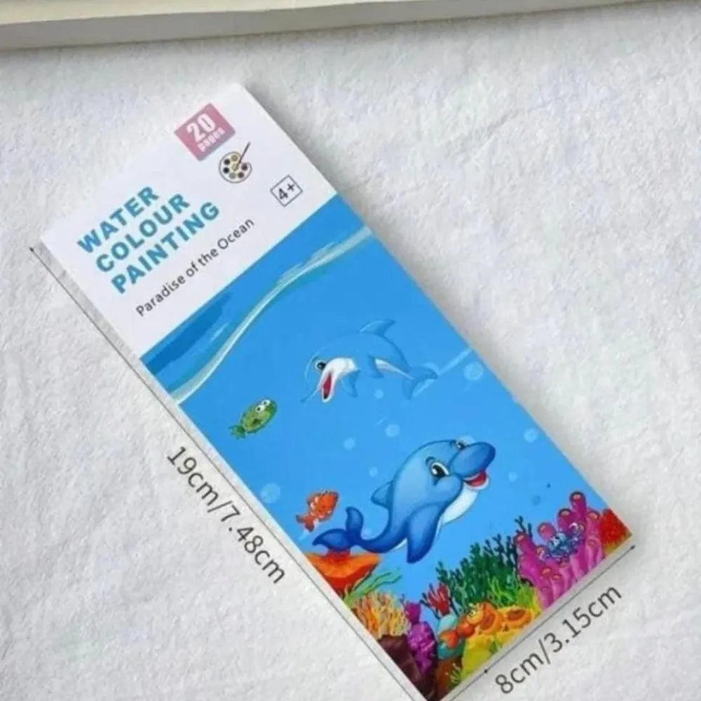 Pocket watercolour painting book