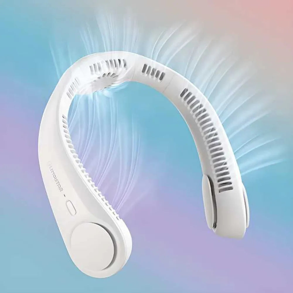 Portable 79 mah neck fan with 5200 outlets