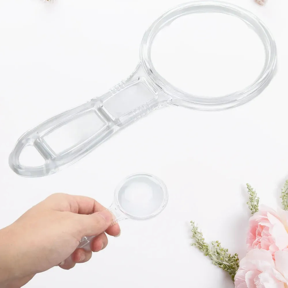 Portable acrylic magnifying glass - home improvement