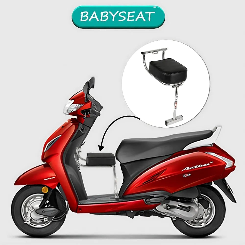 Portable baby seat for scooters