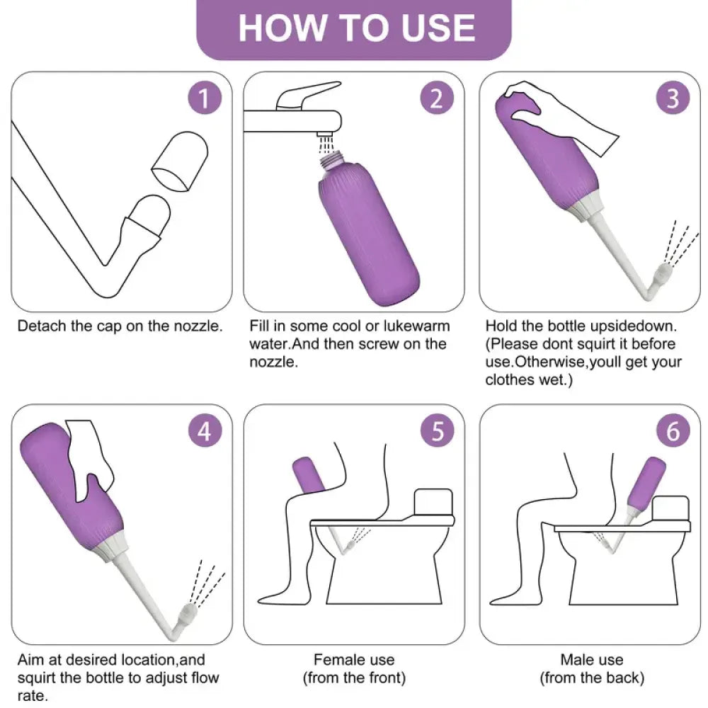 Portable bidet bottle – 500ml