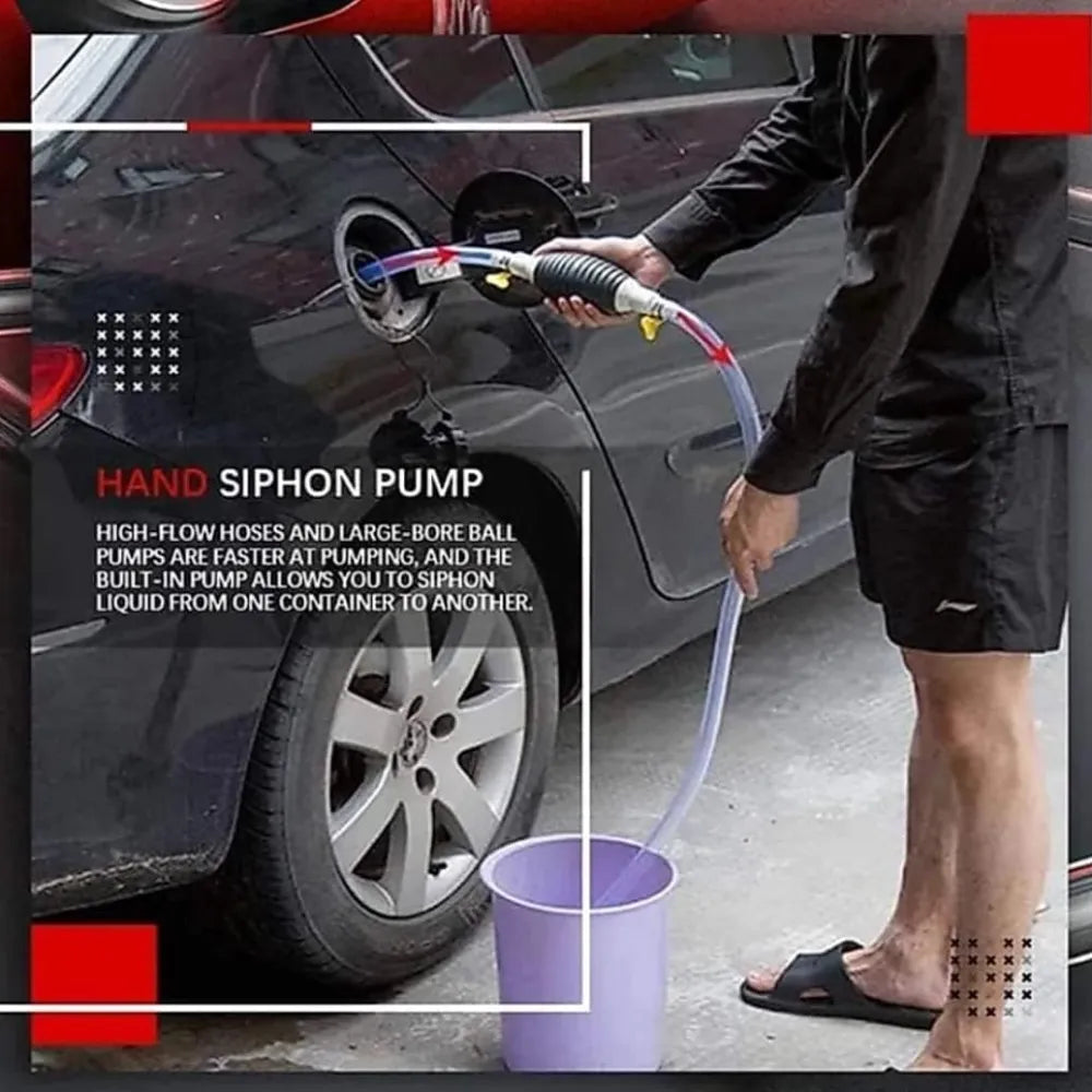 Portable car fuel transfer pump - automotive