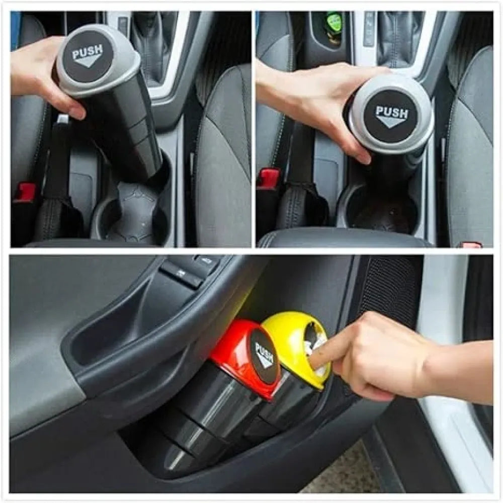 Portable car mini dustbin - automotive