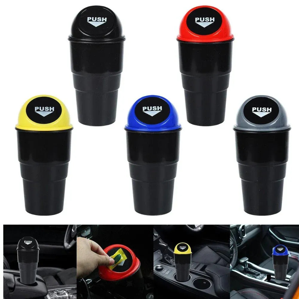Portable car mini dustbin - automotive